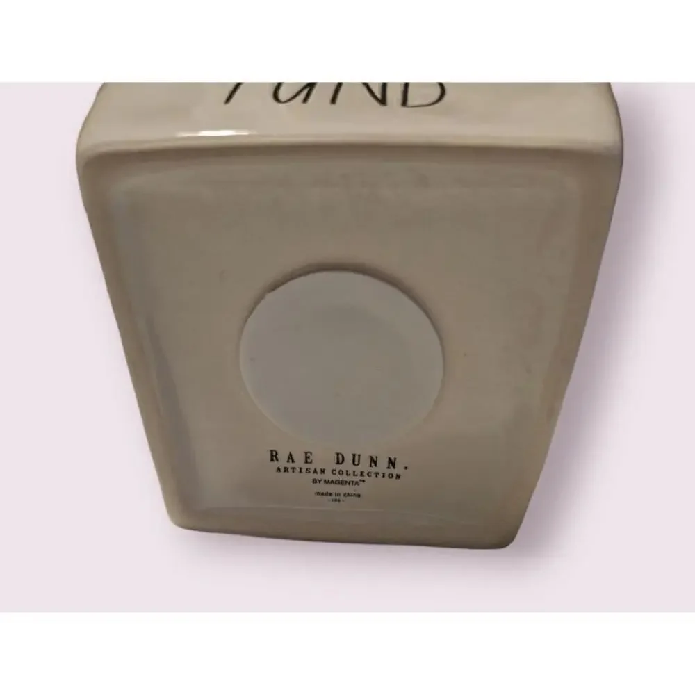 Rae Dunn Artisan Collection Honey Moon Fund Ceramic House Bank | NEW IN BOX